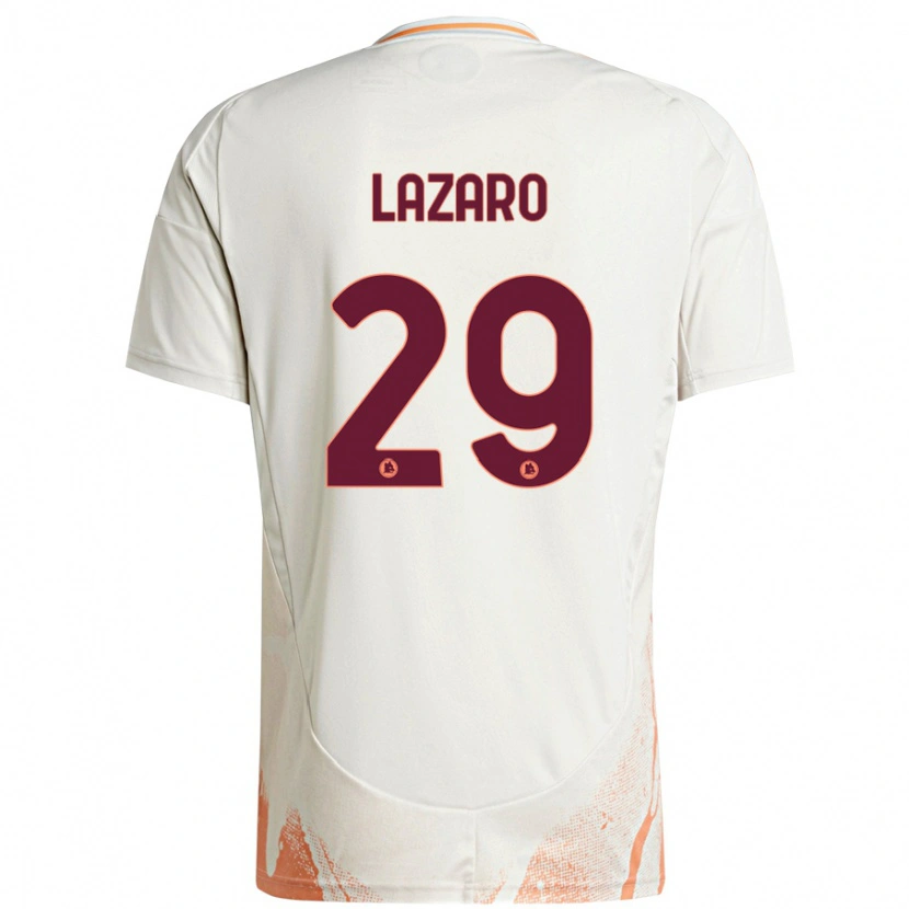 Danxen Hombre Camiseta Paloma Lazaro #29 Crema Blanco Naranja 2ª Equipación 2024/25 La Camisa México