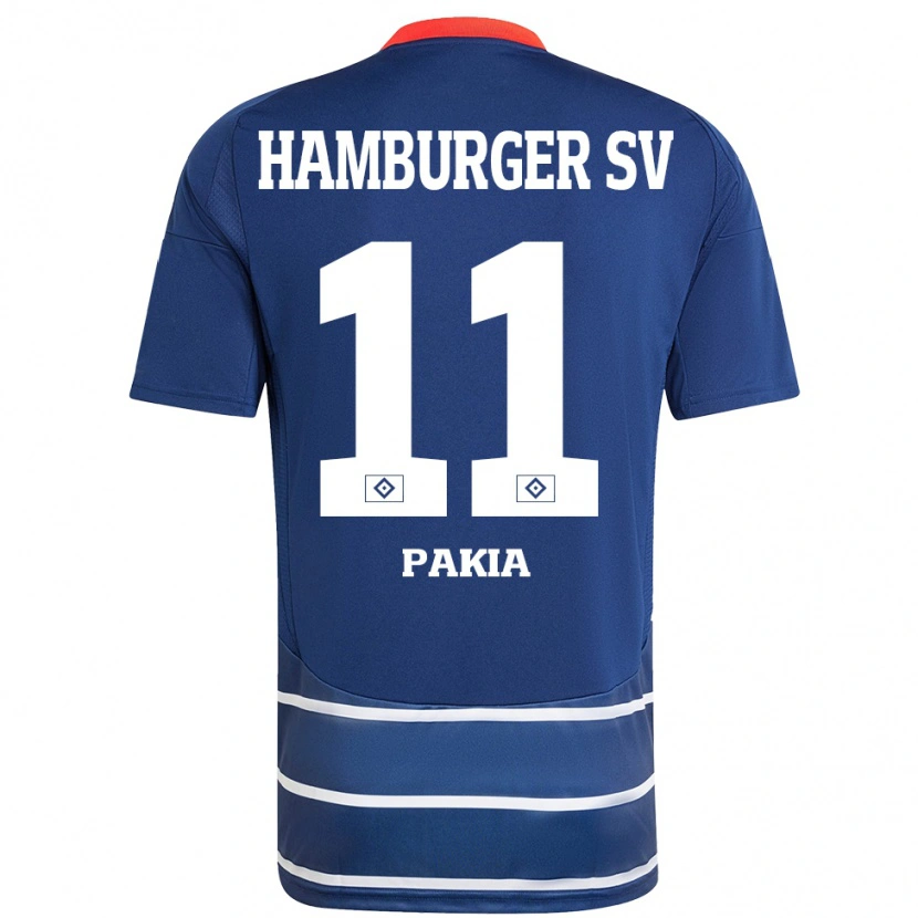 Danxen Hombre Camiseta Ware Pakia #11 Azul Oscuro 2ª Equipación 2024/25 La Camisa México