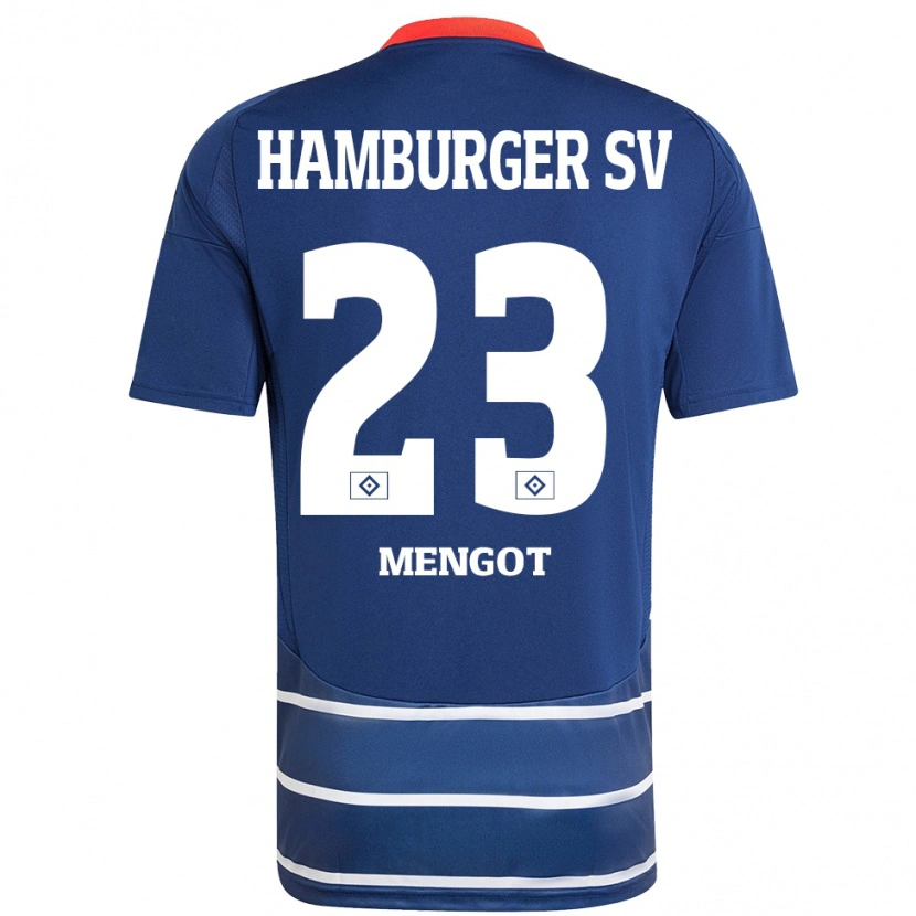 Danxen Hombre Camiseta Ayukayoh Mengot #23 Azul Oscuro 2ª Equipación 2024/25 La Camisa México