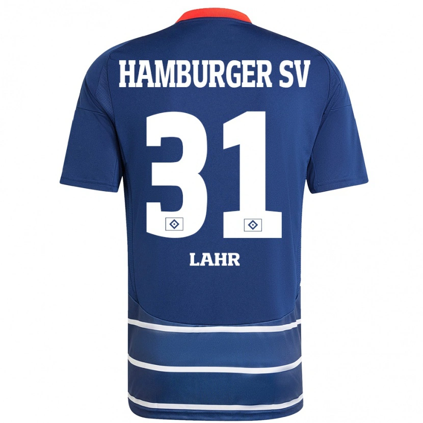 Danxen Hombre Camiseta Jobina Lahr #31 Azul Oscuro 2ª Equipación 2024/25 La Camisa México