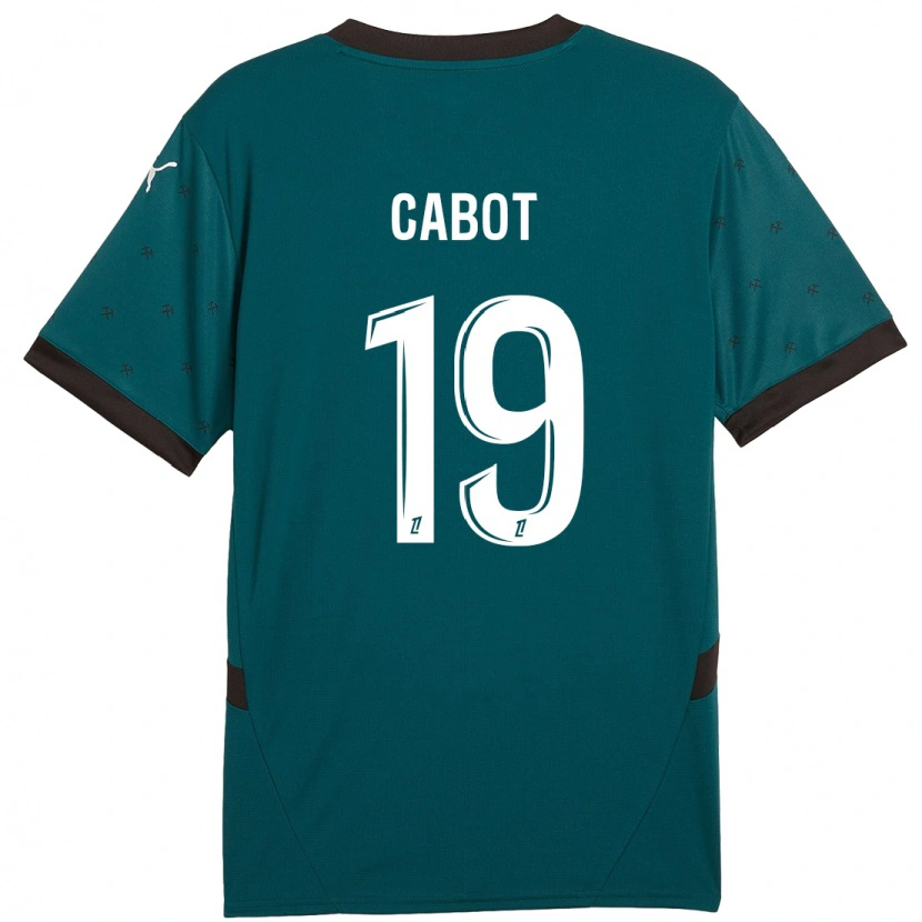 Danxen Hombre Camiseta Jimmy Cabot #19 Verde Oscuro 2ª Equipación 2024/25 La Camisa México