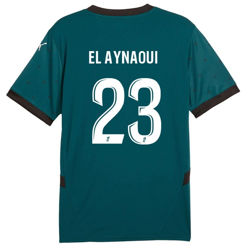 Danxen Hombre Camiseta Neil El Aynaoui #23 Verde Oscuro 2ª Equipación 2024/25 La Camisa México
