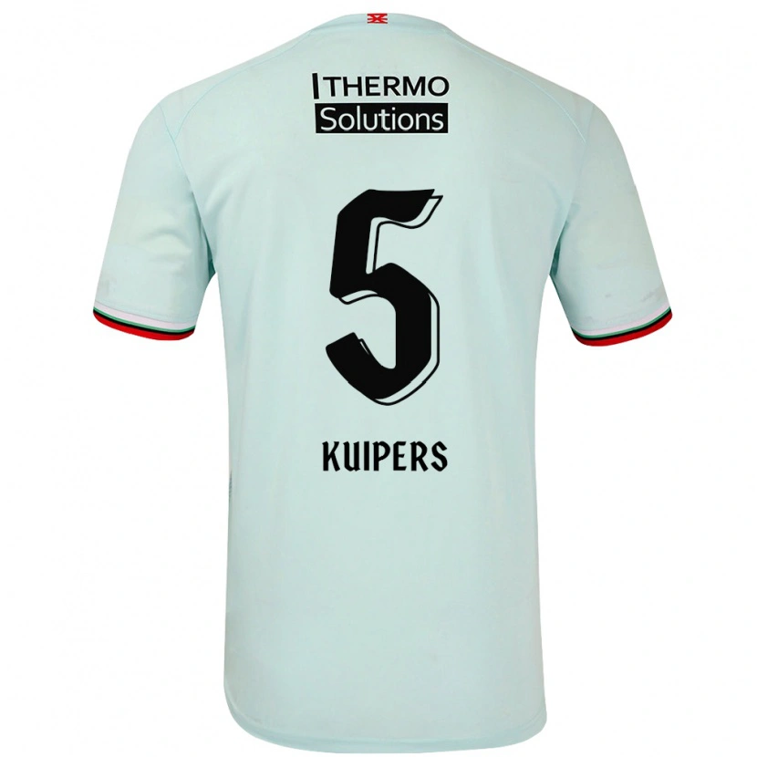 Danxen Hombre Camiseta Bas Kuipers #5 Verde Claro 2ª Equipación 2024/25 La Camisa México