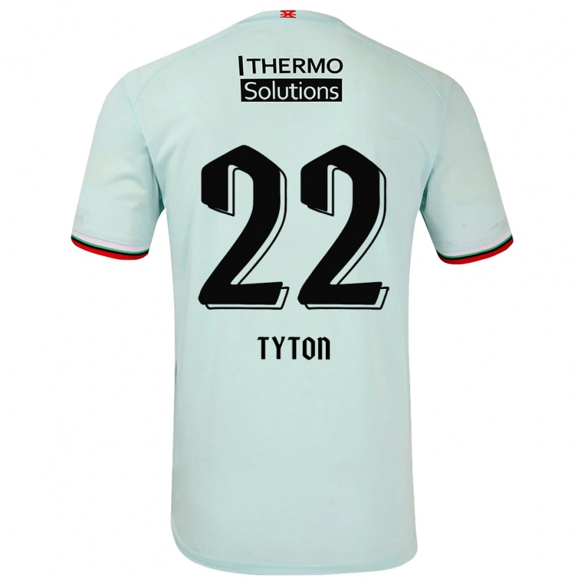 Danxen Hombre Camiseta Przemyslaw Tyton #22 Verde Claro 2ª Equipación 2024/25 La Camisa México