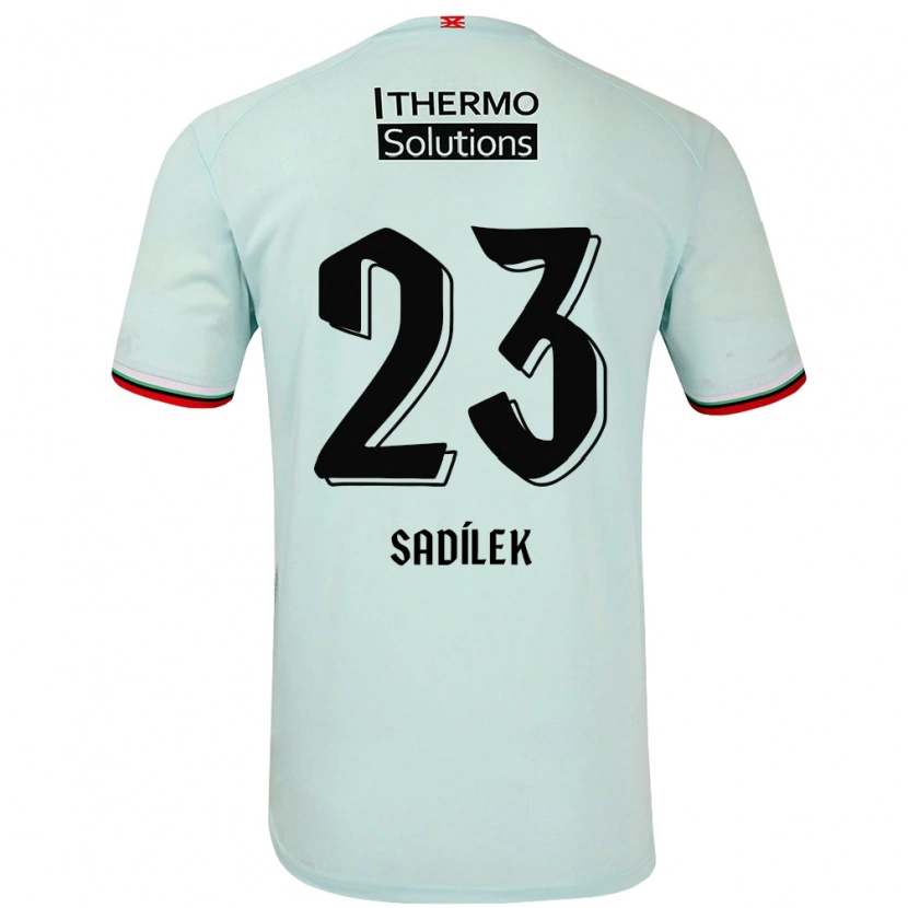 Danxen Hombre Camiseta Michal Sadílek #23 Verde Claro 2ª Equipación 2024/25 La Camisa México