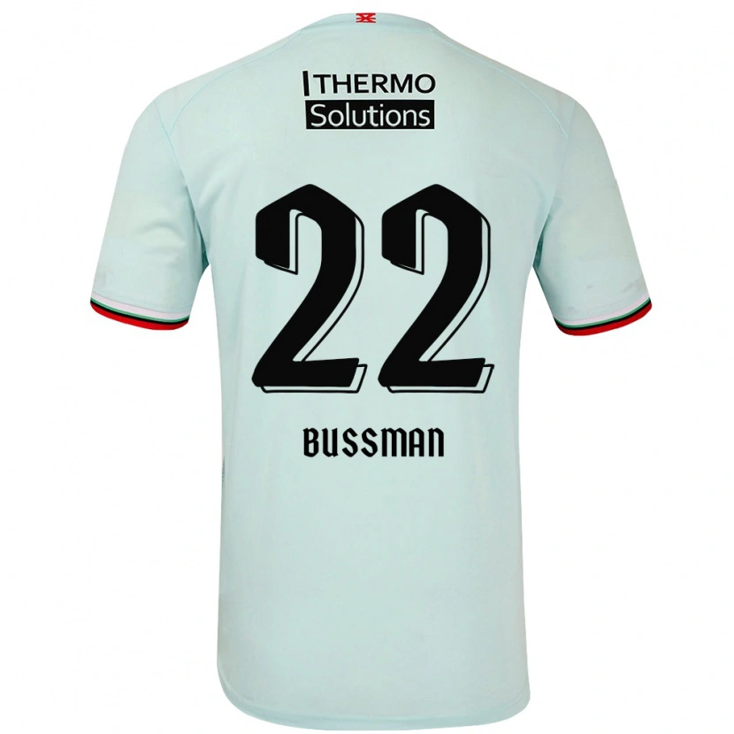 Danxen Hombre Camiseta Fiene Bussman #22 Verde Claro 2ª Equipación 2024/25 La Camisa México