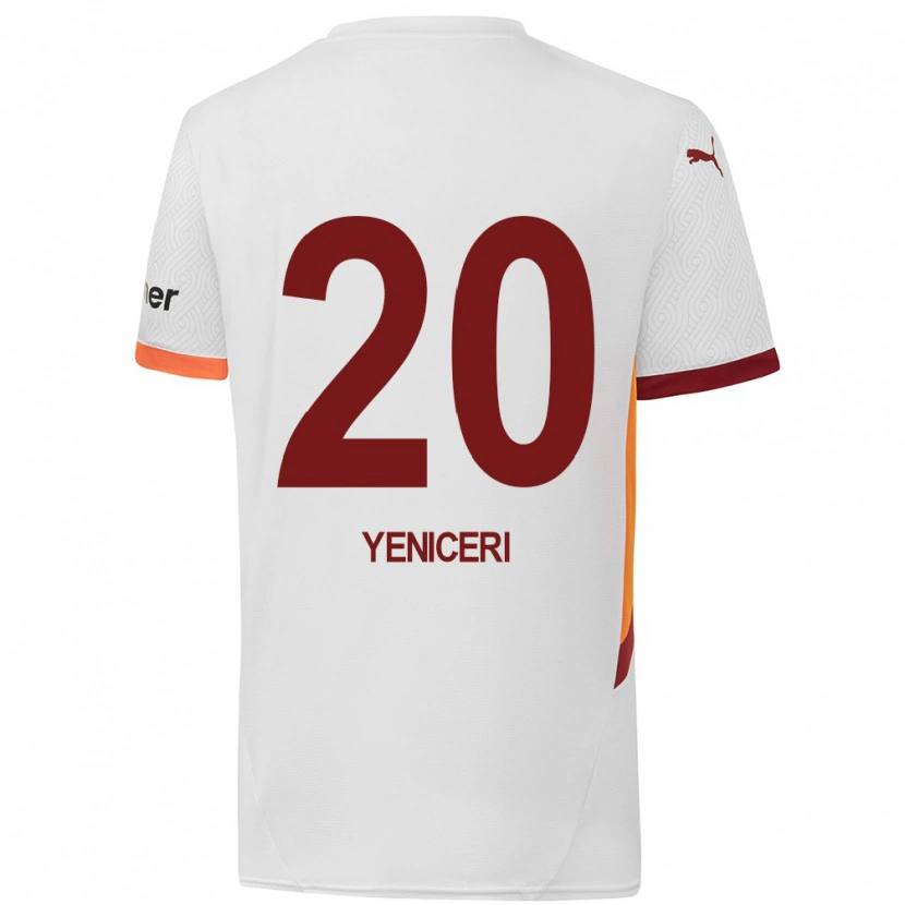Danxen Hombre Camiseta Berna Yeniçeri #20 Blanco Amarillo Rojo 2ª Equipación 2024/25 La Camisa México