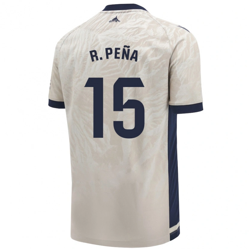 Danxen Hombre Camiseta Rubén Peña #15 Gris Claro 2ª Equipación 2024/25 La Camisa México
