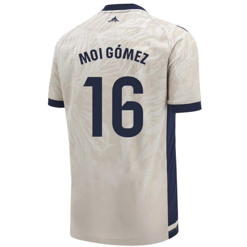 Danxen Hombre Camiseta Moi Gómez #16 Gris Claro 2ª Equipación 2024/25 La Camisa México