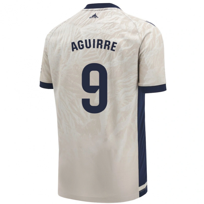 Danxen Hombre Camiseta Jorge Aguirre #9 Gris Claro 2ª Equipación 2024/25 La Camisa México