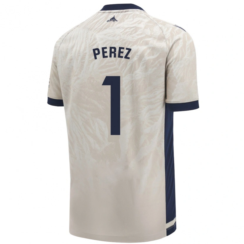 Danxen Hombre Camiseta Silvia Pérez Fernández De Romarategui #1 Gris Claro 2ª Equipación 2024/25 La Camisa México