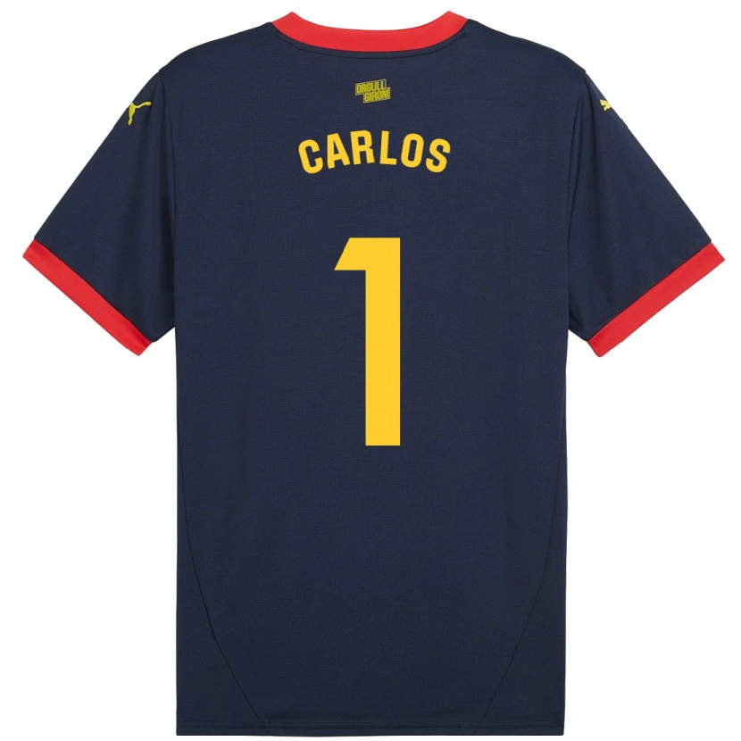 Danxen Hombre Camiseta Juan Carlos #1 Azul Marino Rojo 2ª Equipación 2024/25 La Camisa México