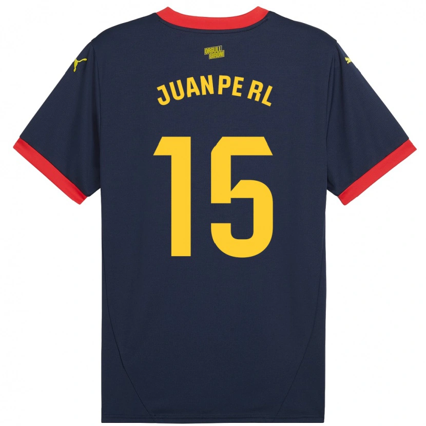 Danxen Hombre Camiseta Juanpe #15 Azul Marino Rojo 2ª Equipación 2024/25 La Camisa México