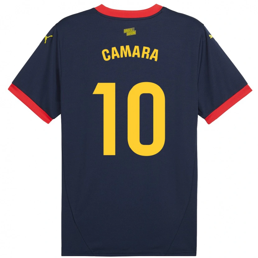 Danxen Hombre Camiseta Dawda Camara #10 Azul Marino Rojo 2ª Equipación 2024/25 La Camisa México