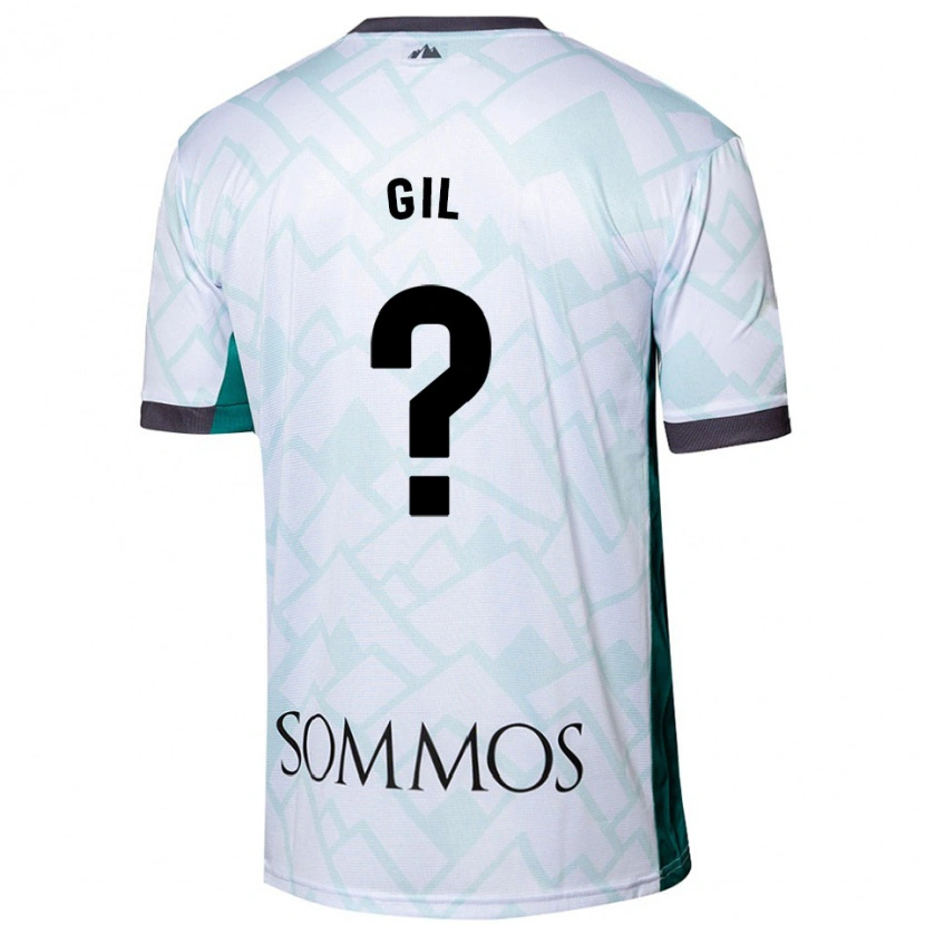 Danxen Hombre Camiseta Iker Gil #0 Blanco Verde 2ª Equipación 2024/25 La Camisa México