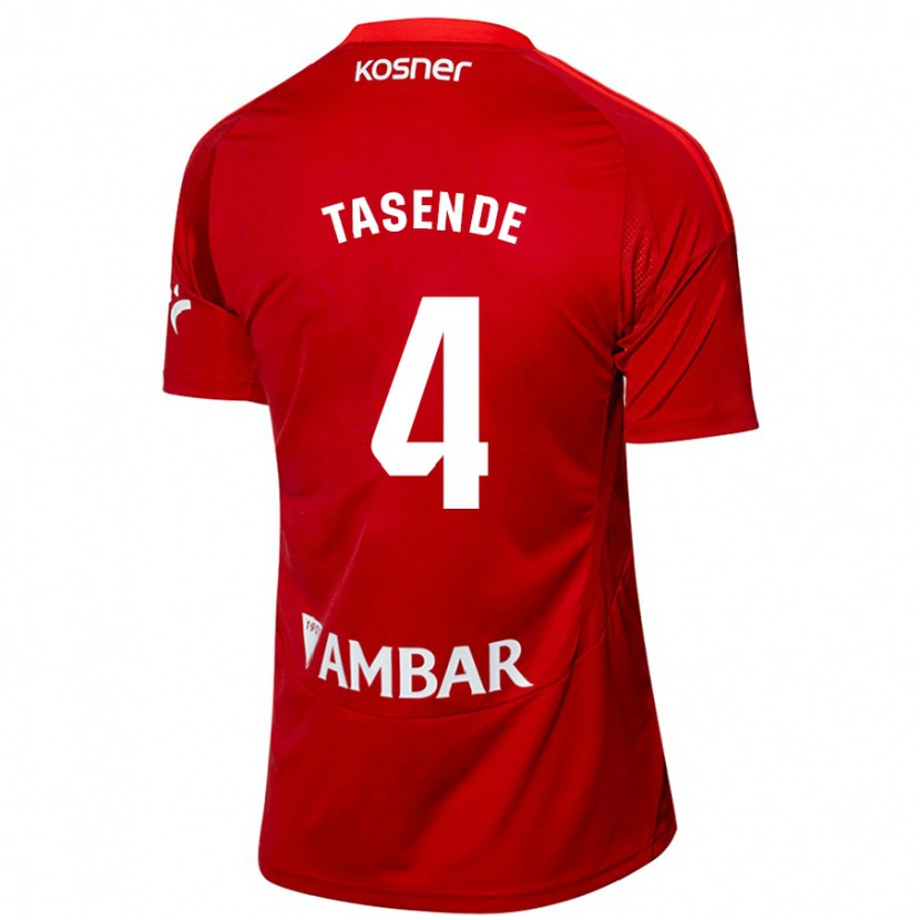 Danxen Hombre Camiseta Dani Tasende #4 Blanco Azul 2ª Equipación 2024/25 La Camisa México