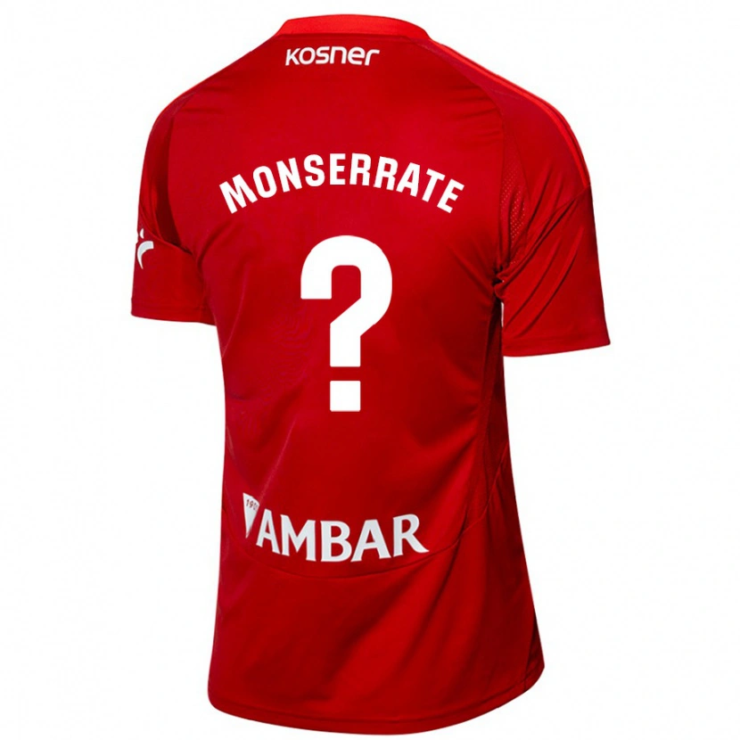 Danxen Hombre Camiseta Jano Monserrate #0 Blanco Azul 2ª Equipación 2024/25 La Camisa México