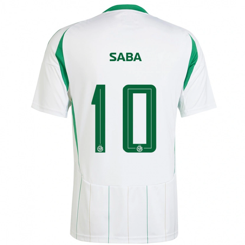 Danxen Hombre Camiseta Dia Saba #10 Blanco Verde 2ª Equipación 2024/25 La Camisa México
