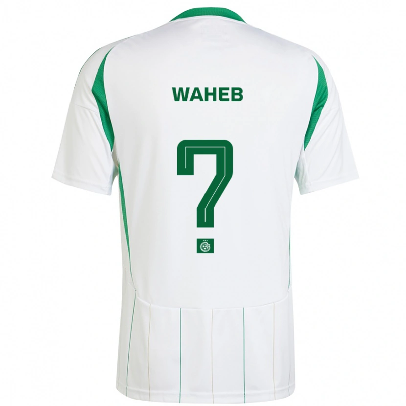 Danxen Hombre Camiseta Adir Waheb #0 Blanco Verde 2ª Equipación 2024/25 La Camisa México