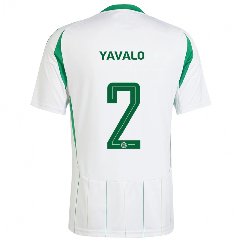 Danxen Hombre Camiseta Gatachao Yavalo #2 Blanco Verde 2ª Equipación 2024/25 La Camisa México