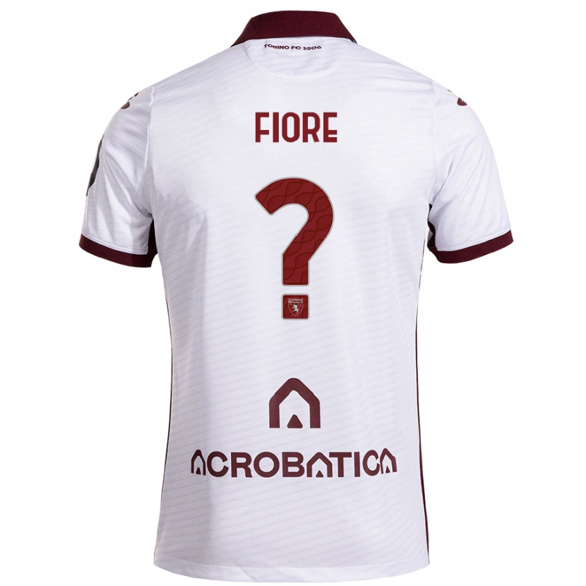 Danxen Hombre Camiseta Jean Fiore #0 Blanco Granate 2ª Equipación 2024/25 La Camisa México