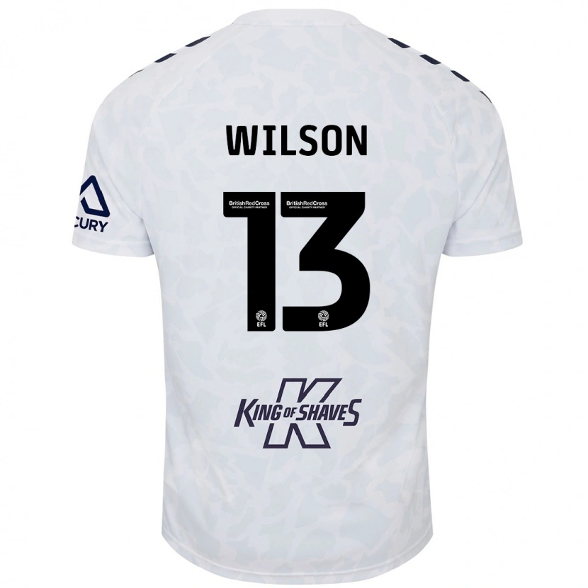 Danxen Hombre Camiseta Ben Wilson #13 Blanco 2ª Equipación 2024/25 La Camisa México