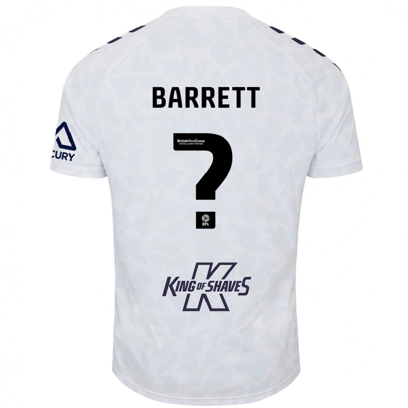 Danxen Hombre Camiseta Marlow Barrett #0 Blanco 2ª Equipación 2024/25 La Camisa México