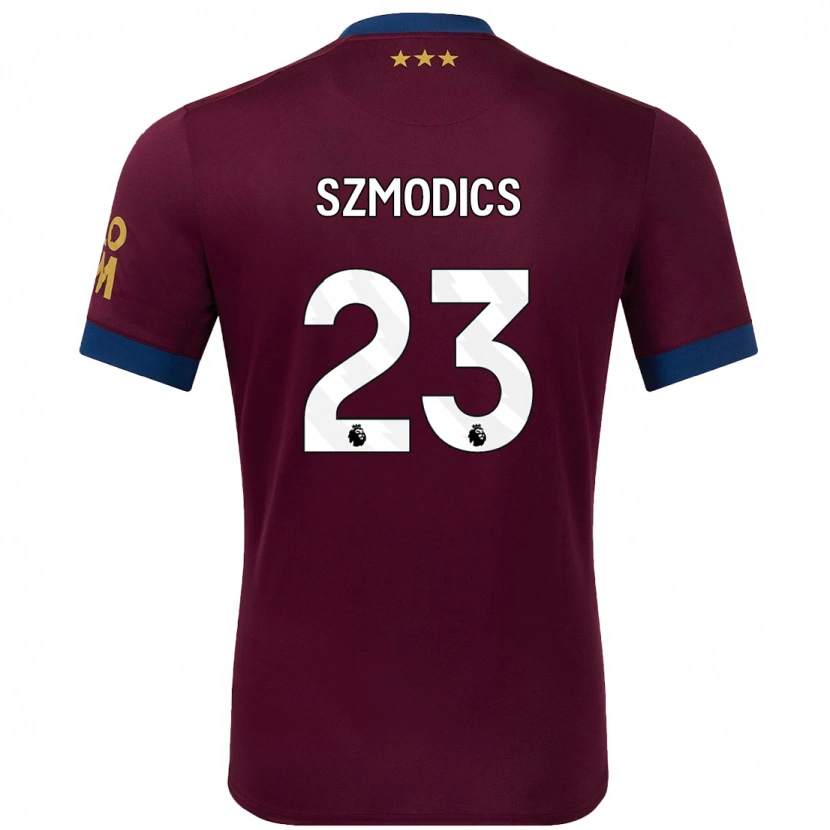 Danxen Hombre Camiseta Sammie Szmodics #23 Marrón 2ª Equipación 2024/25 La Camisa México