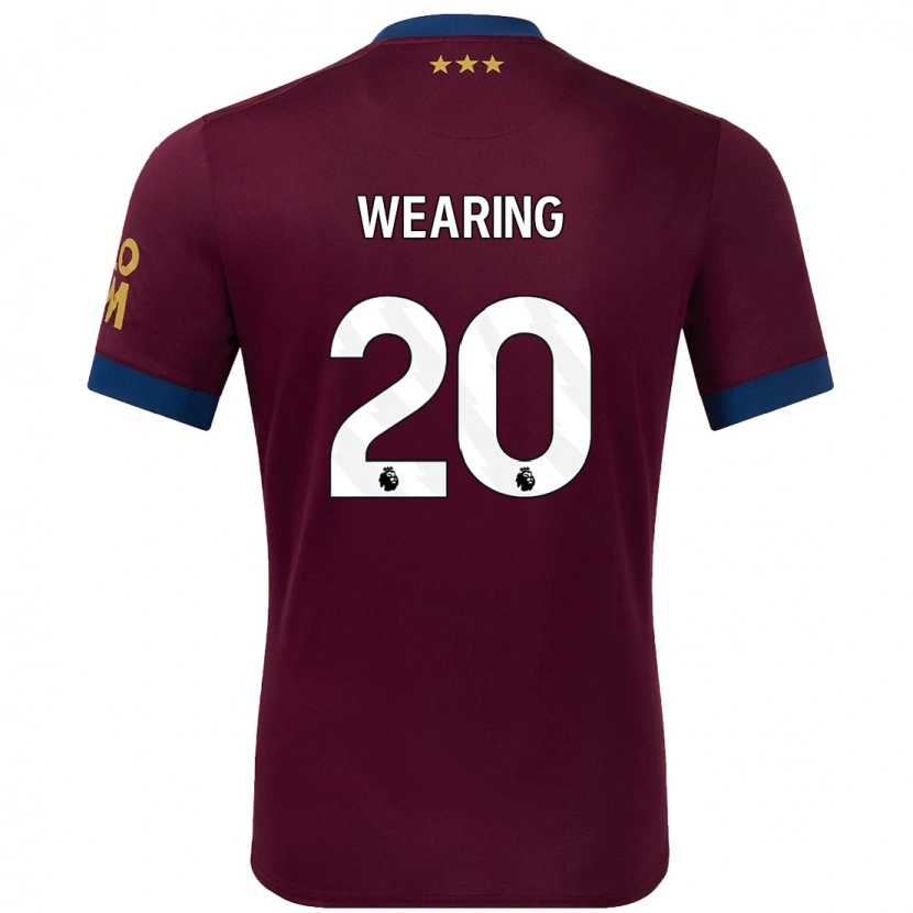 Danxen Hombre Camiseta Megan Wearing #20 Marrón 2ª Equipación 2024/25 La Camisa México