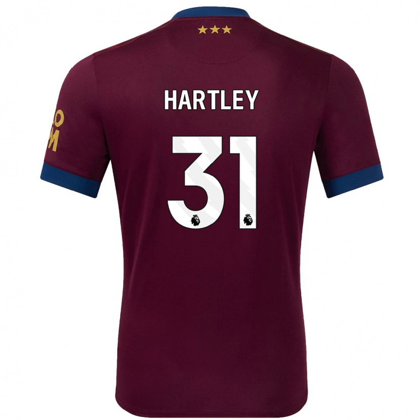 Danxen Hombre Camiseta Laura Hartley #31 Marrón 2ª Equipación 2024/25 La Camisa México
