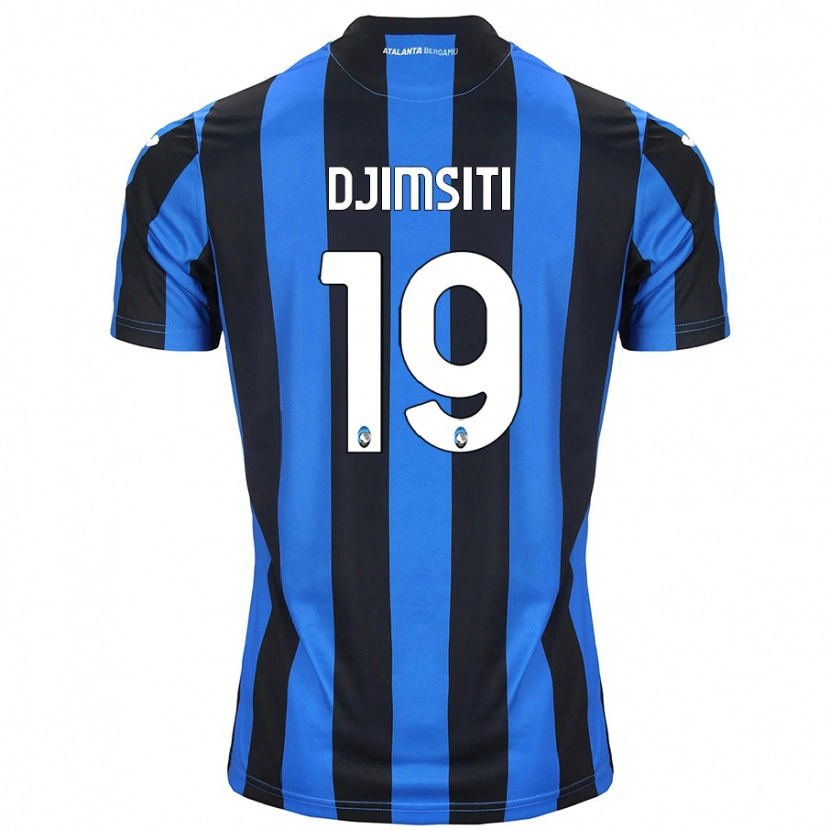 Danxen Mujer Camiseta Berat Djimsiti #19 Azul Negro 1ª Equipación 2024/25 La Camisa México