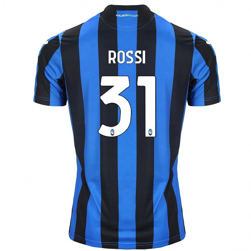 Danxen Mujer Camiseta Francesco Rossi #31 Azul Negro 1ª Equipación 2024/25 La Camisa México