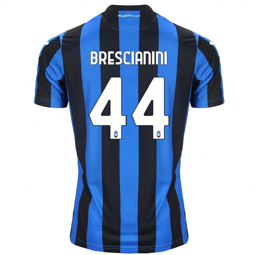 Danxen Mujer Camiseta Marco Brescianini #44 Azul Negro 1ª Equipación 2024/25 La Camisa México