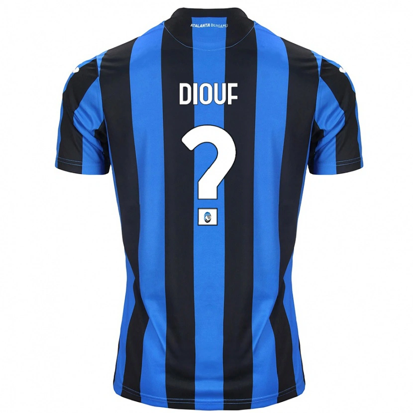 Danxen Mujer Camiseta Cheikh Diouf #0 Azul Negro 1ª Equipación 2024/25 La Camisa México