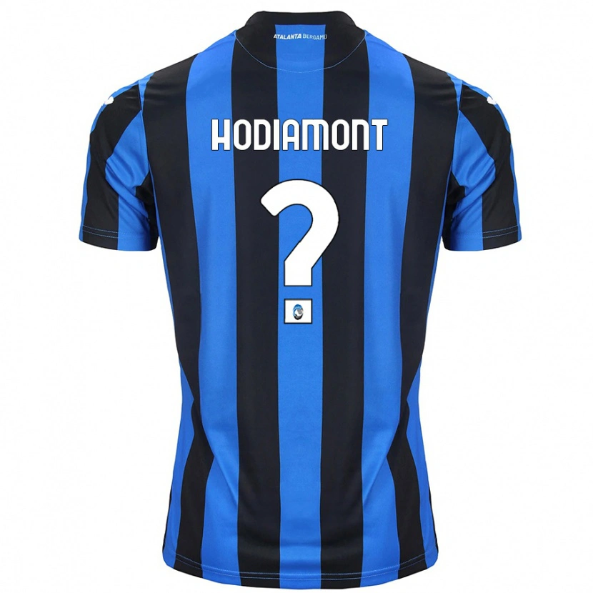 Danxen Mujer Camiseta Lyam Hodiamont #0 Azul Negro 1ª Equipación 2024/25 La Camisa México