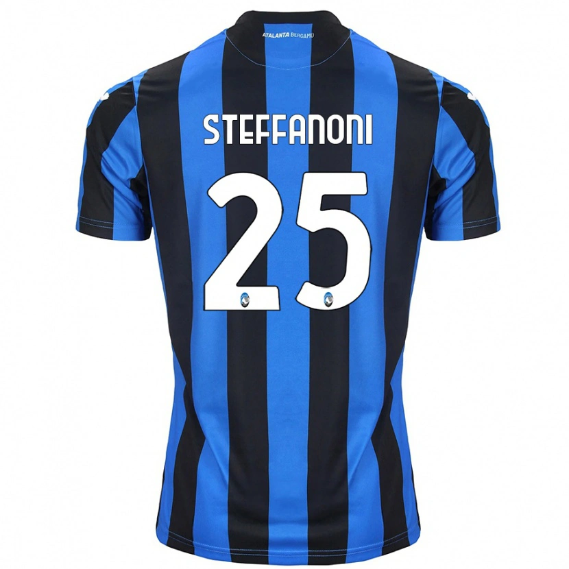Danxen Mujer Camiseta Federico Steffanoni #25 Azul Negro 1ª Equipación 2024/25 La Camisa México