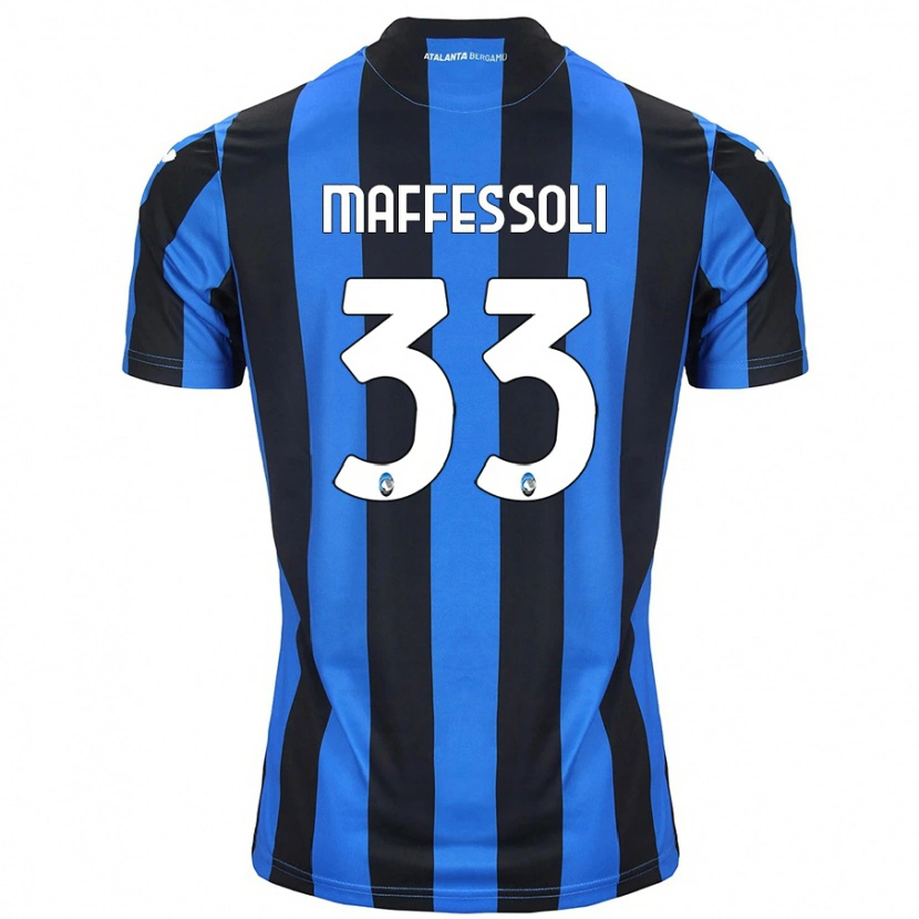 Danxen Mujer Camiseta Manuel Maffessoli #33 Azul Negro 1ª Equipación 2024/25 La Camisa México
