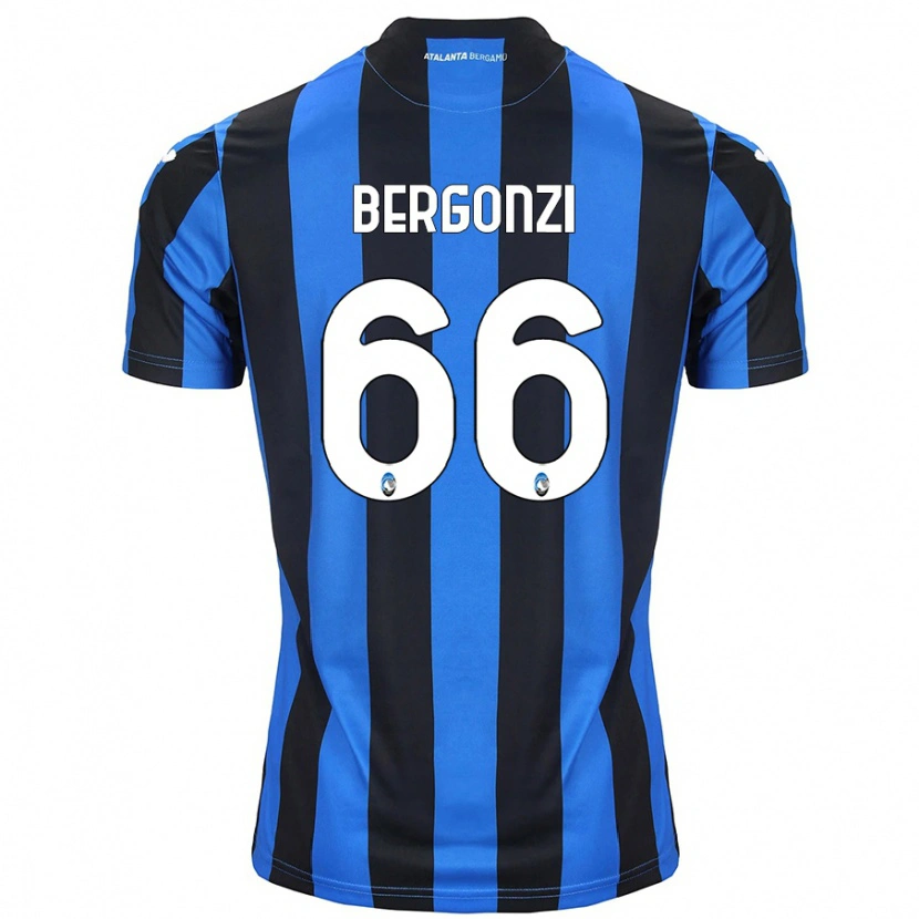 Danxen Mujer Camiseta Federico Bergonzi #66 Azul Negro 1ª Equipación 2024/25 La Camisa México