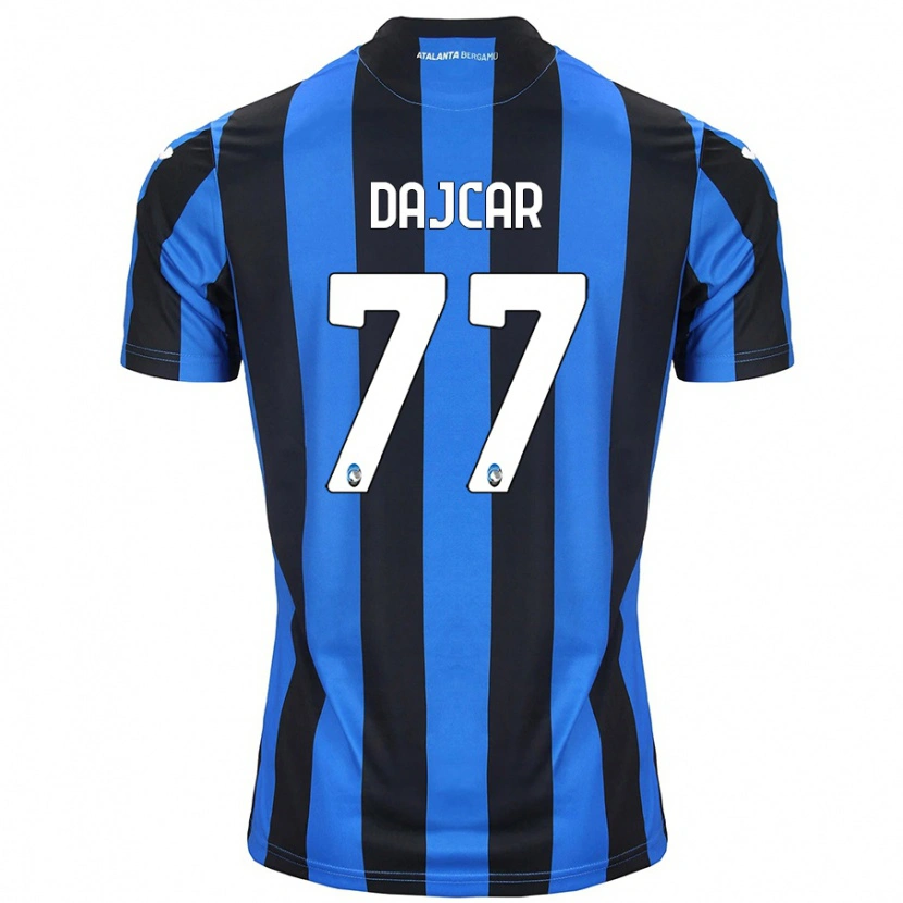 Danxen Mujer Camiseta Matevz Dajcar #77 Azul Negro 1ª Equipación 2024/25 La Camisa México
