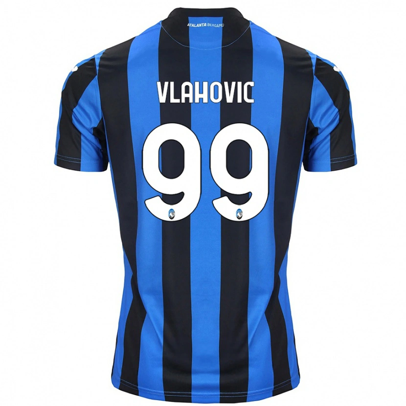 Danxen Mujer Camiseta Vanja Vlahovic #99 Azul Negro 1ª Equipación 2024/25 La Camisa México