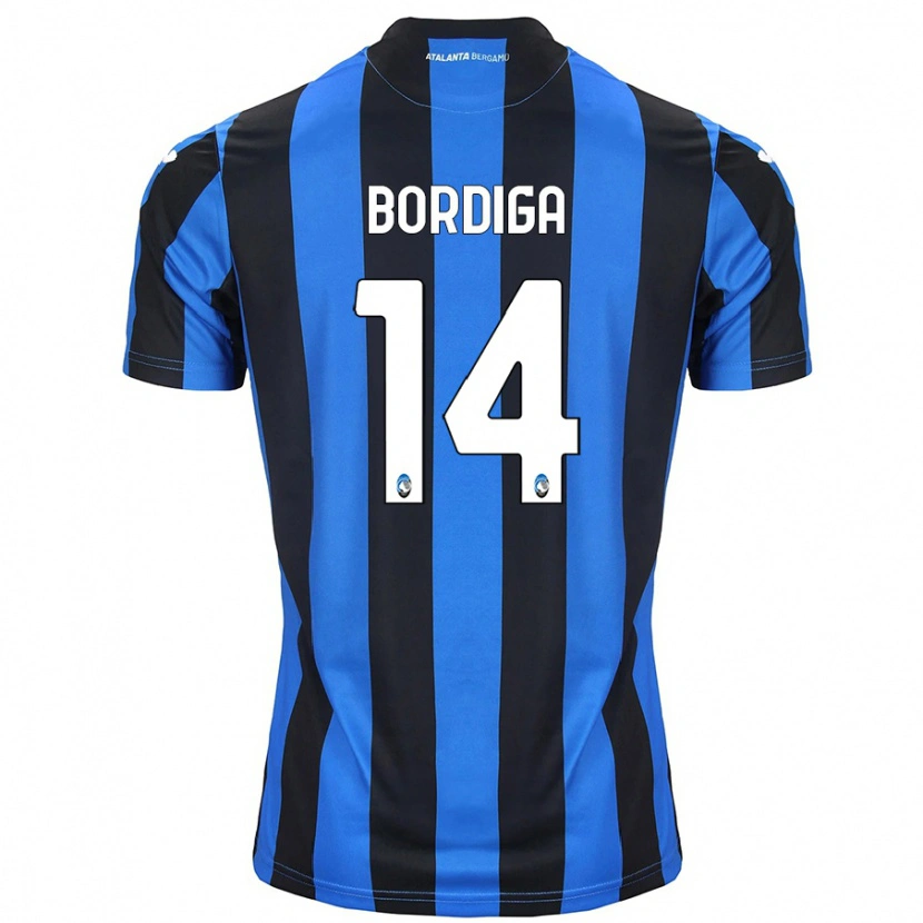 Danxen Mujer Camiseta Michele Bordiga #14 Azul Negro 1ª Equipación 2024/25 La Camisa México