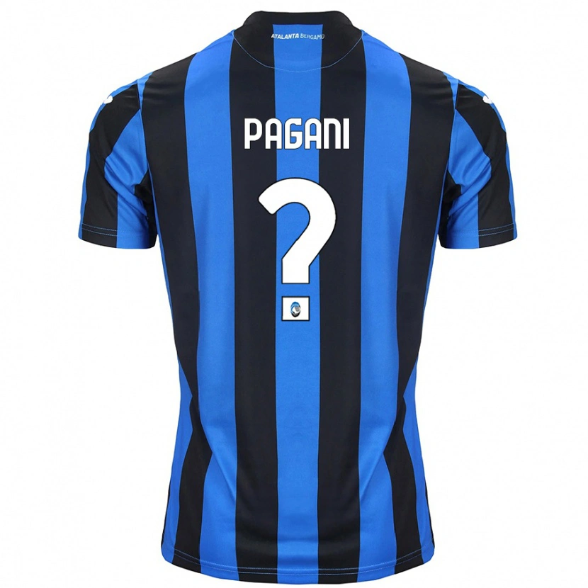 Danxen Mujer Camiseta Federico Pagani #0 Azul Negro 1ª Equipación 2024/25 La Camisa México