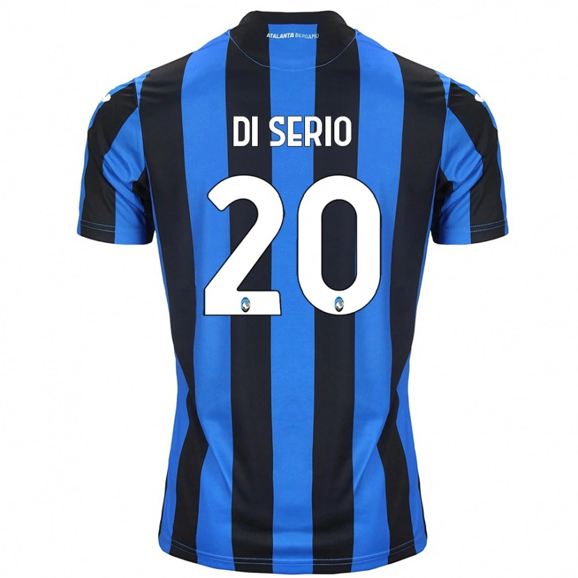 Danxen Mujer Camiseta Giuseppe Di Serio #20 Azul Negro 1ª Equipación 2024/25 La Camisa México