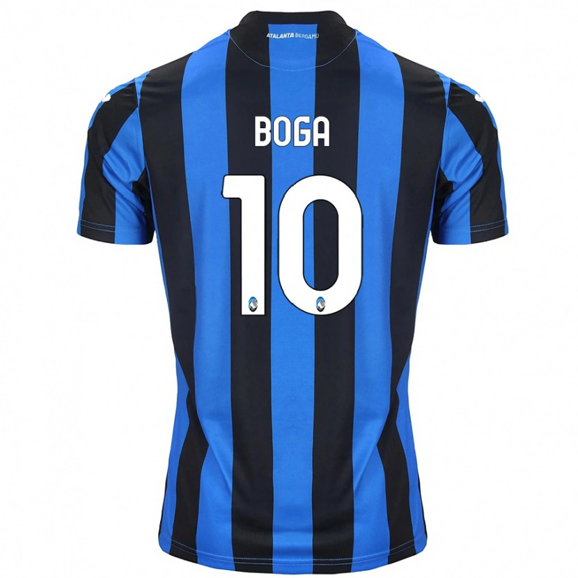 Danxen Mujer Camiseta Jeremie Boga #10 Azul Negro 1ª Equipación 2024/25 La Camisa México