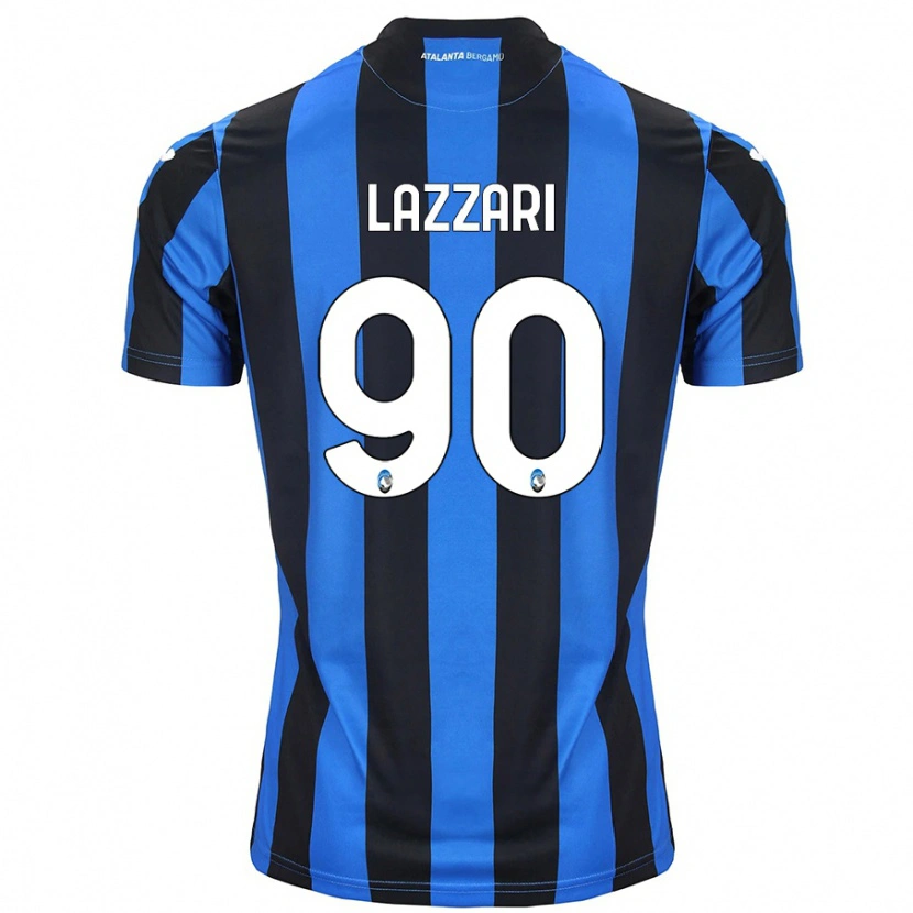 Danxen Mujer Camiseta Ilaria Lazzari #90 Azul Negro 1ª Equipación 2024/25 La Camisa México