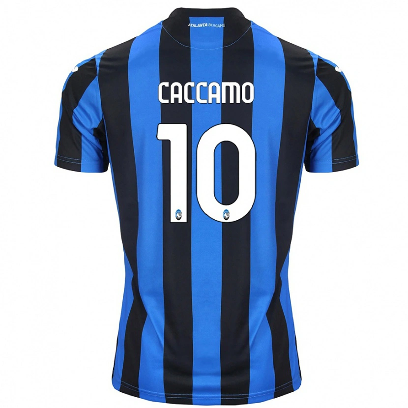 Danxen Mujer Camiseta Patrizia Caccamo #10 Azul Negro 1ª Equipación 2024/25 La Camisa México