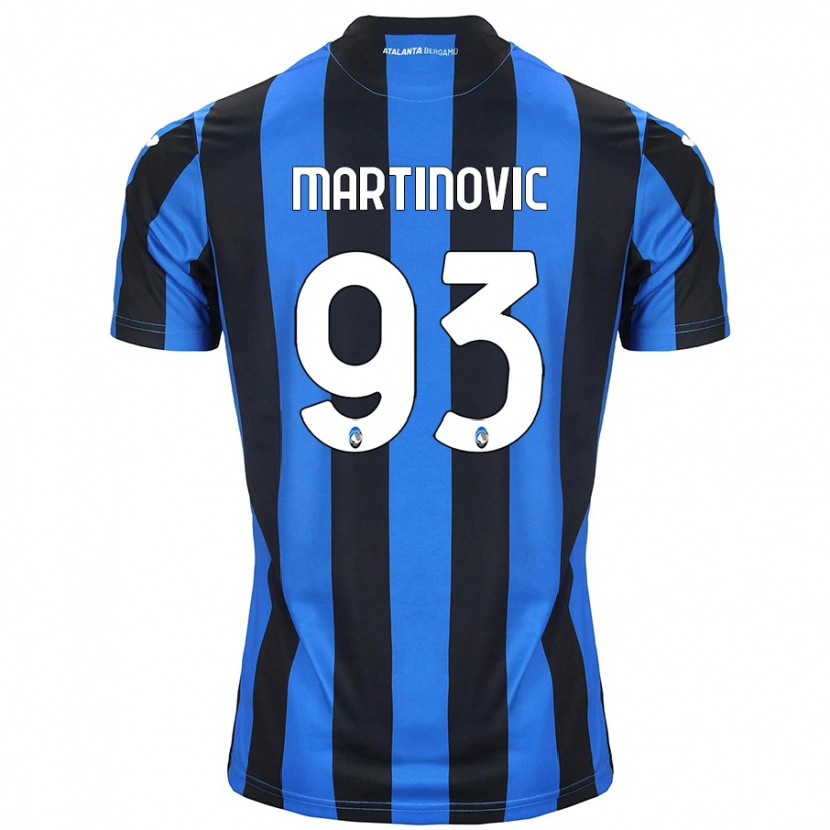 Danxen Mujer Camiseta Melania Martinovic #93 Azul Negro 1ª Equipación 2024/25 La Camisa México