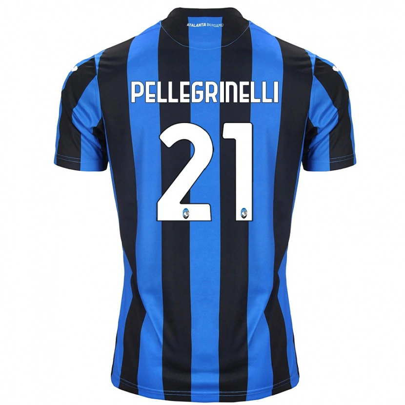 Danxen Mujer Camiseta Giorgia Pellegrinelli #21 Azul Negro 1ª Equipación 2024/25 La Camisa México