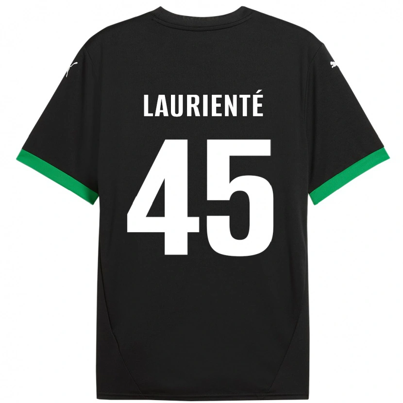 Danxen Mujer Camiseta Armand Laurienté #45 Negro Verde Oscuro 1ª Equipación 2024/25 La Camisa México