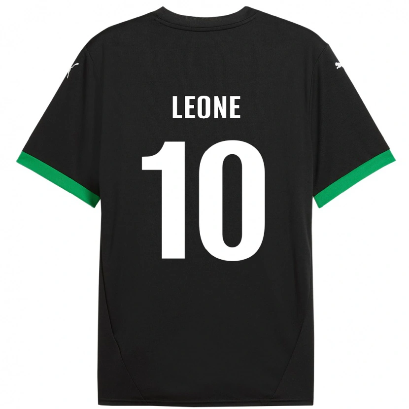 Danxen Mujer Camiseta Kevin Leone #10 Negro Verde Oscuro 1ª Equipación 2024/25 La Camisa México